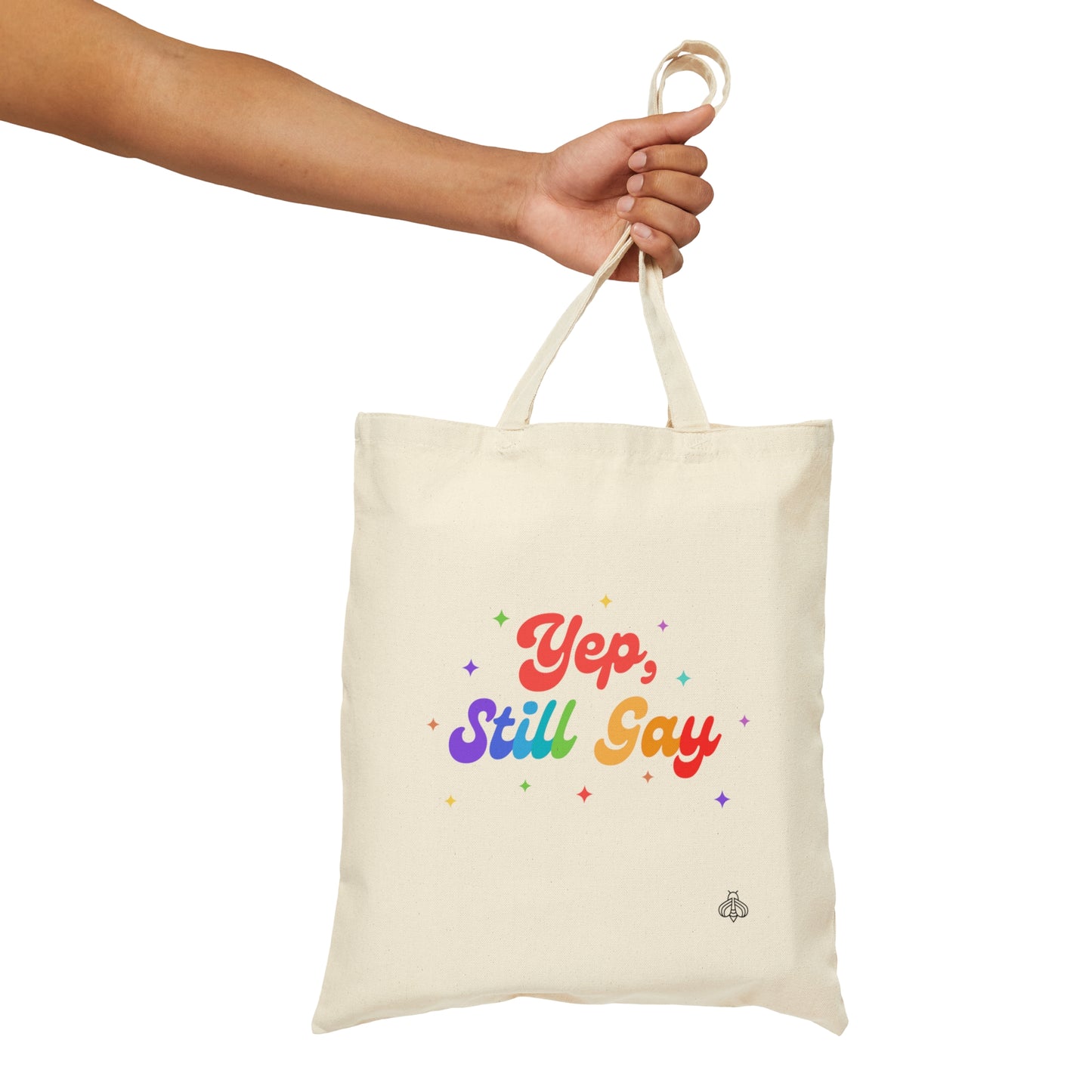 Yep, Still Gay Cotton Canvas Tote Bag