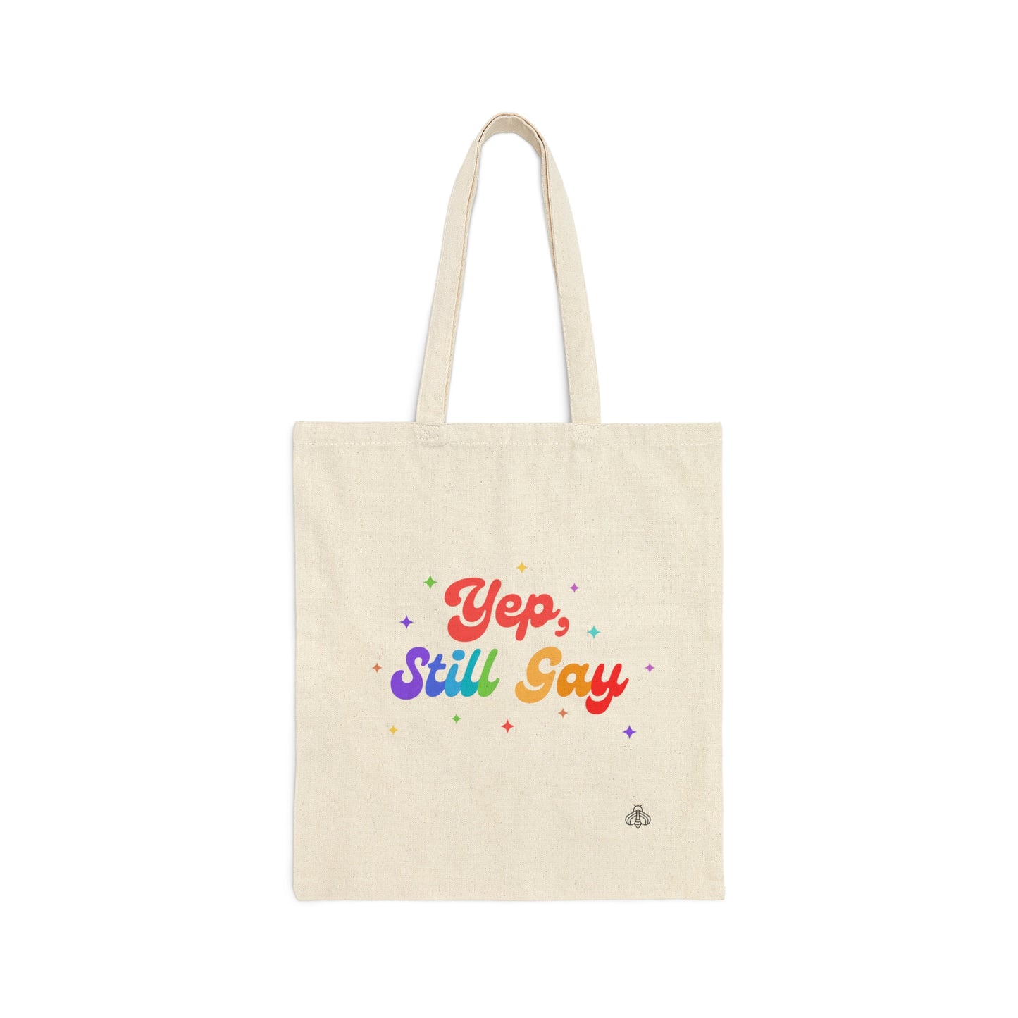 Yep, Still Gay Cotton Canvas Tote Bag